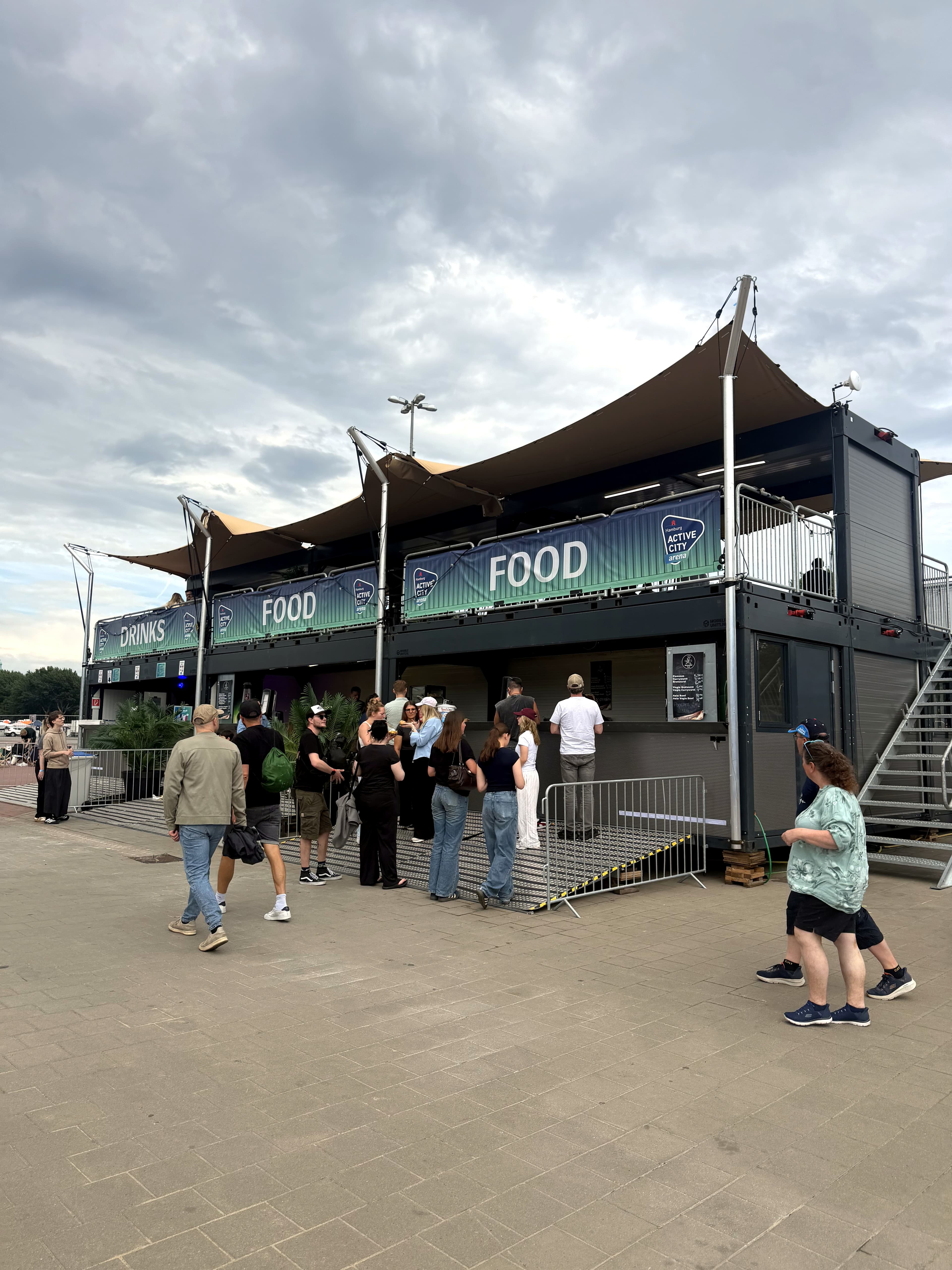 Vouwbare eventstructuren voor Queen & King of the Court in Hamburg (2)
